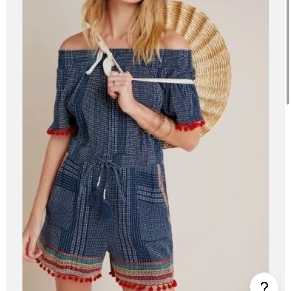 🛍️Anthropologie Navy Romper🛍️